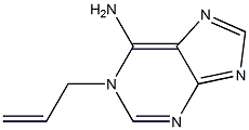 6-Amino-1-(2-propenyl)-1H-purine 结构式