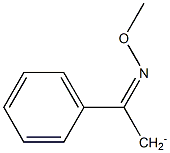 2-Methoxyimino-2-phenylethan-1-ide 结构式