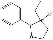 2-Phenyl-3-ethyloxazolidine 3-oxide 结构式