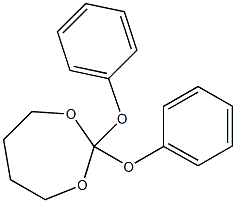 Tetrahydro-2,2-diphenoxy-1,3-dioxepin 结构式