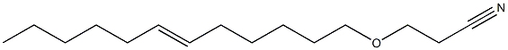 3-(6-Dodecenyloxy)propiononitrile 结构式