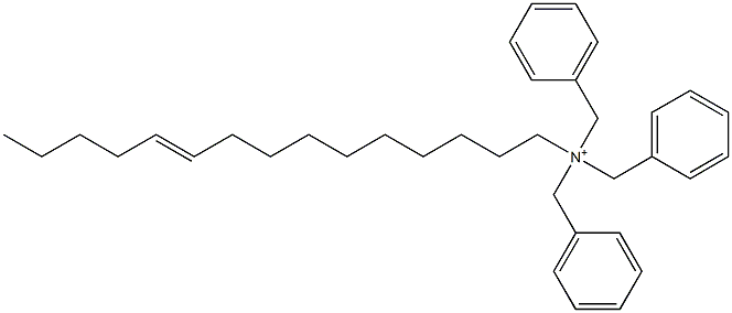 (10-Pentadecenyl)tribenzylaminium 结构式