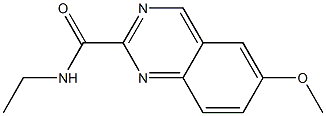 N-Ethyl-6-methoxyquinazoline-2-carboxamide 结构式