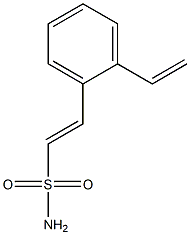 2-(2-Ethenylphenyl)ethenesulfonamide 结构式