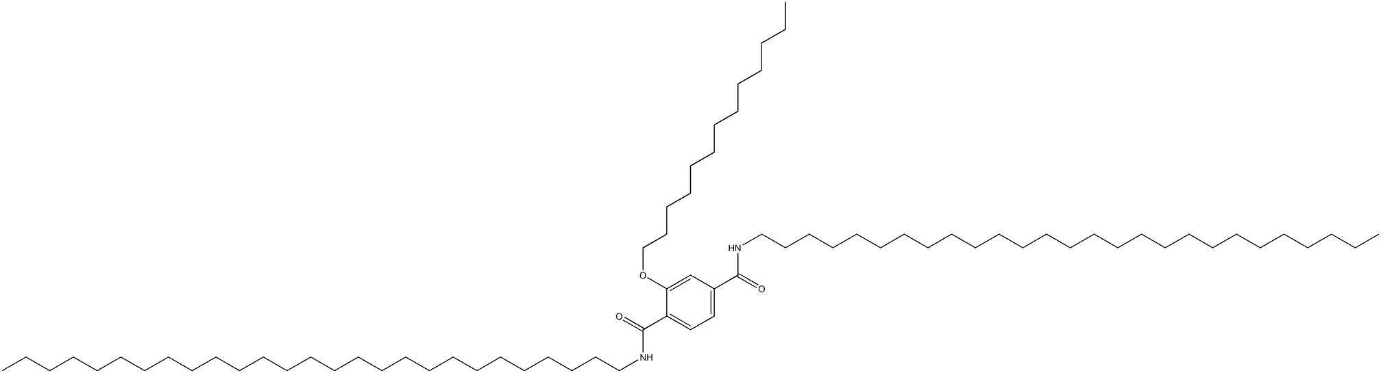 2-(Tridecyloxy)-N,N'-diheptacosylterephthalamide 结构式