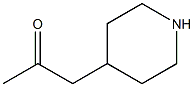 1-(4-Piperidinyl)-2-propanone 结构式