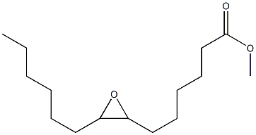 7,8-Epoxytetradecanoic acid methyl ester 结构式