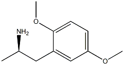 (R)-2,5-Dimethoxyamphetamine 结构式