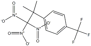 1-(1,1-Dimethyl-2,2,2-trinitroethyl)-4-trifluoromethylbenzene 结构式