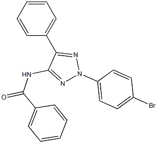 N-[2-(4-Bromophenyl)-5-phenyl-2H-1,2,3-triazol-4-yl]benzamide 结构式