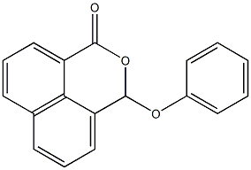 3-(Phenoxy)-1H,3H-naphtho[1,8-cd]pyran-1-one 结构式