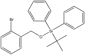 1-Bromo-2-[(tert-butyldiphenylsilyloxy)methyl]benzene 结构式