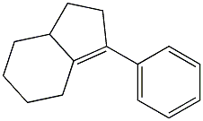 2,4,5,6,7,7a-Hexahydro-3-phenyl-1H-indene 结构式