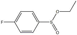 4-Fluorobenzenesulfinic acid ethyl ester 结构式