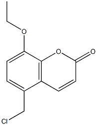 5-Chloromethyl-8-ethoxycoumarin 结构式