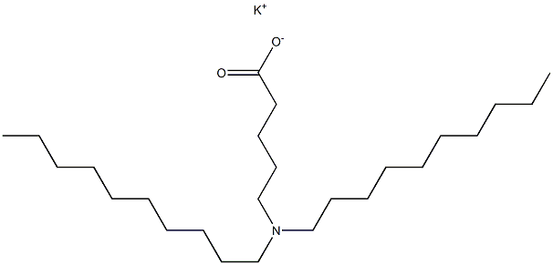 5-(Didecylamino)valeric acid potassium salt 结构式