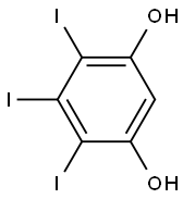 4,5,6-Triiodoresorcinol 结构式