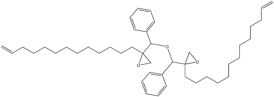 2-(12-Tridecenyl)phenylglycidyl ether 结构式