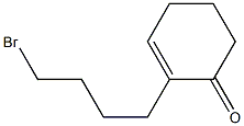 2-(4-Bromobutyl)-2-cyclohexen-1-one 结构式