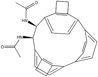 (1R,2S)-N,N'-Diacetyl-1,2-[p-phenylenebis(ethylene-4,1-phenylene)]-1,2-ethanediamine 结构式