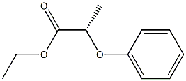 (S)-2-Phenoxypropanoic acid ethyl ester 结构式