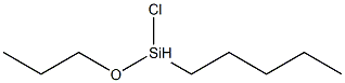 Chloro(propoxy)pentylsilane 结构式