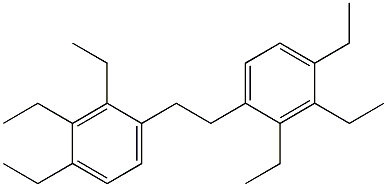 4,4'-Ethylenebis(1,2,3-triethylbenzene) 结构式