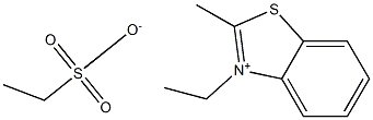 3-Ethyl-2-methylbenzothiazolium ethanesulfonate 结构式