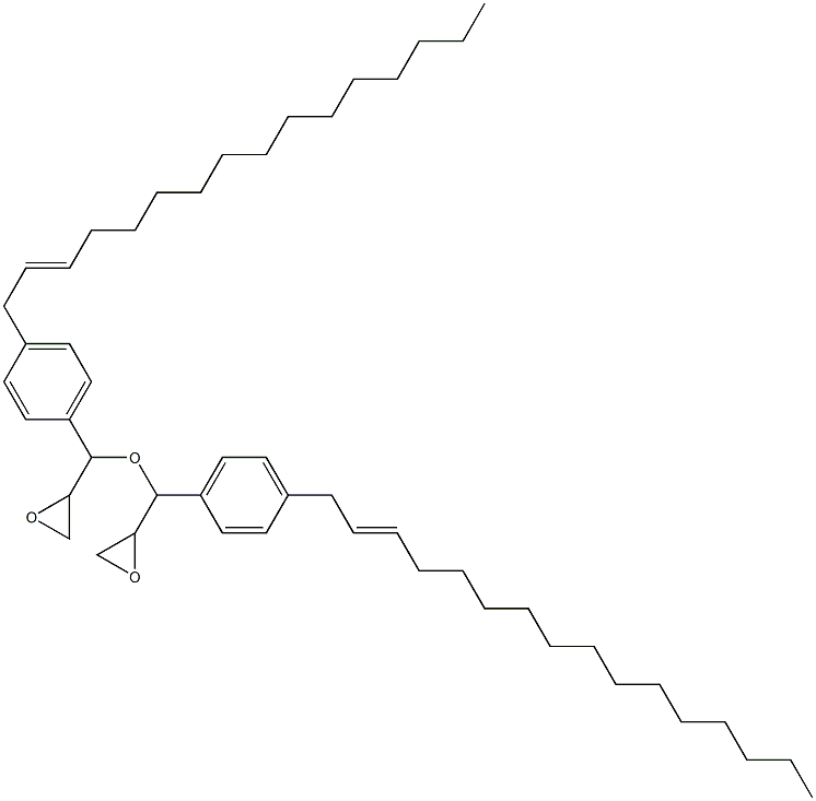 4-(2-Hexadecenyl)phenylglycidyl ether 结构式