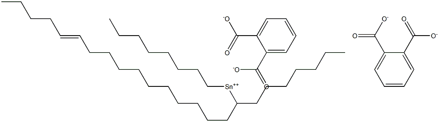 Bis[phthalic acid 1-(11-hexadecenyl)]dioctyltin(IV) salt 结构式