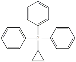 Triphenyl(cyclopropyl)phosphonium 结构式