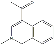 2-Methyl-4-acetyl-1,2-dihydroisoquinoline 结构式