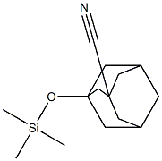 1-(Trimethylsiloxy)adamantane-3-carbonitrile 结构式