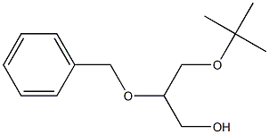 2-(Benzyloxy)-3-(tert-butyloxy)propan-1-ol 结构式