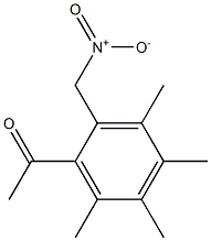3',4',5',6'-Tetramethyl-2'-(nitromethyl)acetophenone 结构式