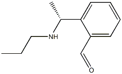 2-[(R)-1-(Propylamino)ethyl]benzaldehyde 结构式