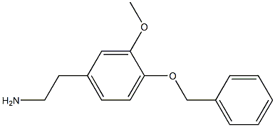 3-Methoxy-4-(benzyloxy)benzeneethaneamine 结构式