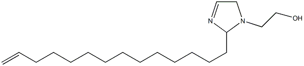 2-(13-Tetradecenyl)-3-imidazoline-1-ethanol 结构式