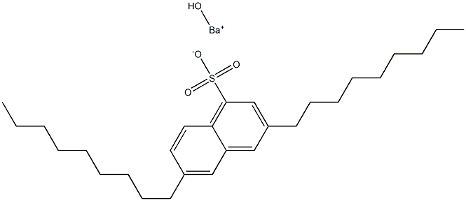 3,6-Dinonyl-1-naphthalenesulfonic acid hydroxybarium salt 结构式