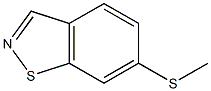 6-(Methylthio)-1,2-benzisothiazole 结构式