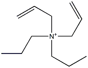 N,N-Dipropyl-N,N-diallylaminium 结构式