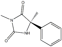 (5R)-5-Phenyl-3,5-dimethylimidazolidine-2,4-dione 结构式