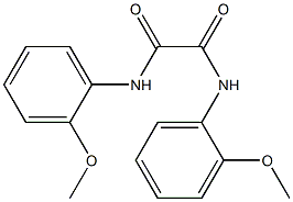 N,N'-Di(2-methoxyphenyl)oxamide 结构式