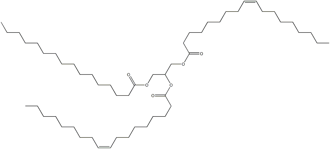 L-Glycerol 1-palmitate 2,3-dioleate 结构式