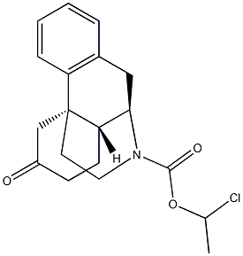 6-Oxomorphinan-17-carboxylic acid 1-chloroethyl ester 结构式