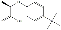 (R)-2-(4-tert-Butylphenoxy)propionic acid 结构式
