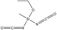 Methyldiisocyanatoethoxysilane 结构式