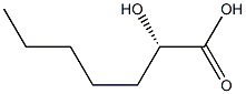 [S,(+)]-2-Hydroxyheptanoic acid 结构式