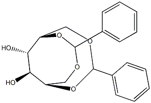 1-O,5-O:2-O,6-O-Dibenzylidene-D-glucitol 结构式