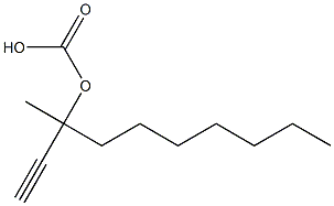 Carbonic acid methyl(1-heptyl-2-propynyl) ester 结构式